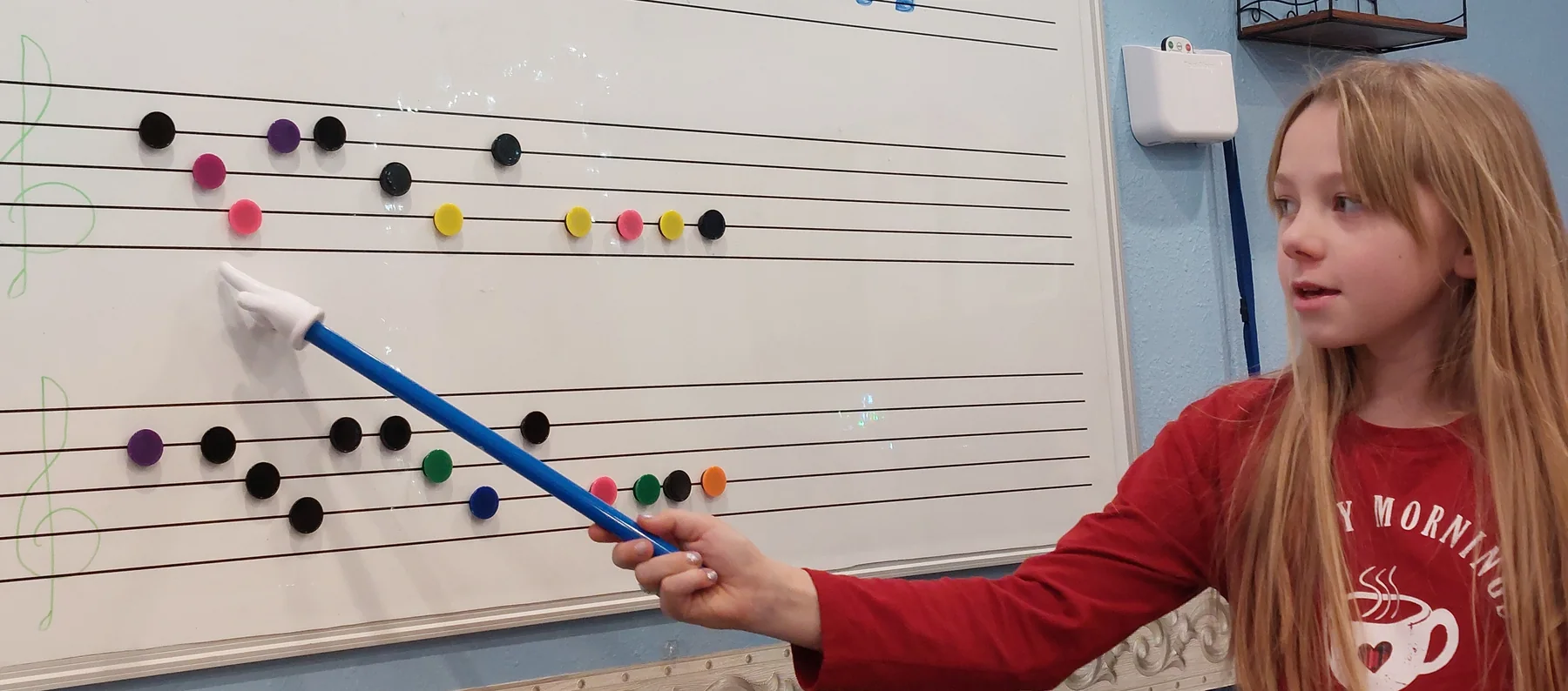 Students singing together in a Becoming a Musician class