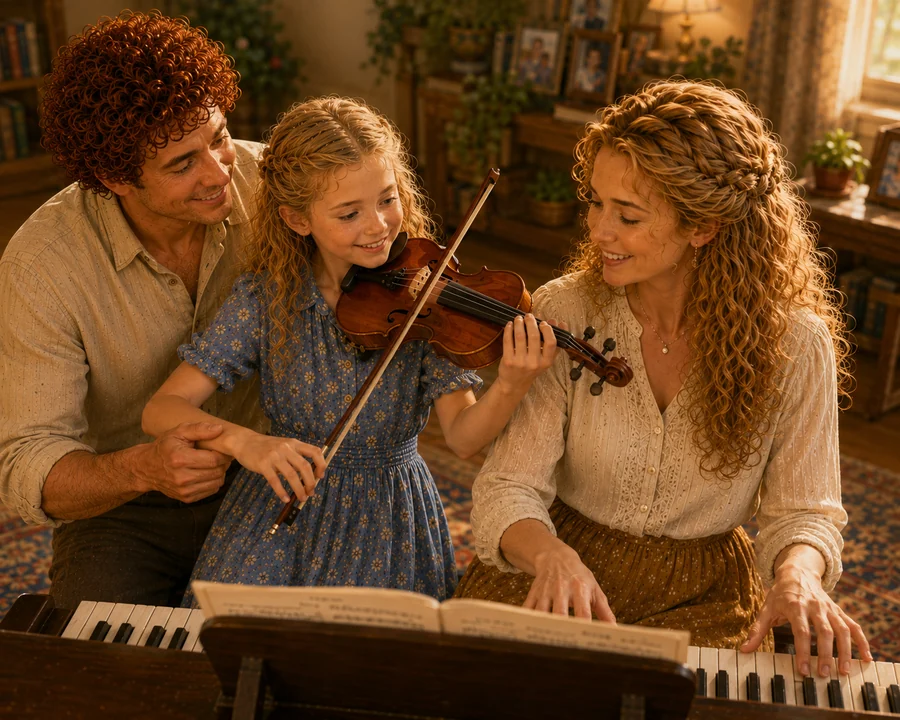 Kenny and Kari pass their love of music along